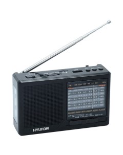 Радиоприёмник H PSR140 черный Hyundai