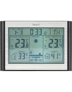 Цифровая метеостанция BU WSH114 LIGHT серебристый Buro