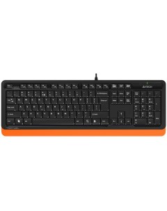Клавиатура Fstyler FK10 USB черный оранжевый A4tech