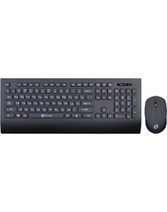 Комплект мыши и клавиатуры 222M черный черный Oklick