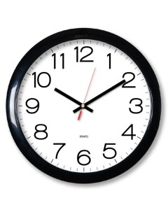 Часы настенные WallC R78PN 29см черный Бюрократ