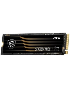 SSD накопитель SPATIUM M480 PCIE 4 0 NVME M 2 1TB HS Msi