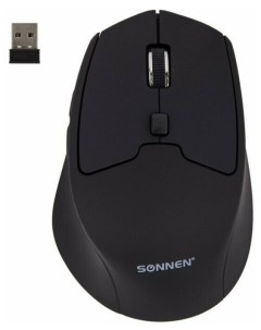 Компьютерная мышь V33 черная 513517 Sonnen