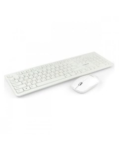 Комплект мыши и клавиатуры GKS 140 белый Гарнизон