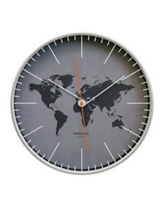 Часы настенные 77777733 Карта мира Troyka