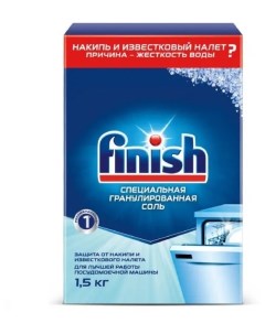 Средство для мытья посуды соль для ПММ 1 5кг 0266515 Finish