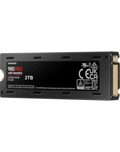 SSD накопитель 980 PRO M 2 2280 2Tb MZ V8P2T0CW Samsung