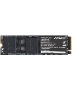 SSD накопитель MEGA S3 512ГБ DGSM3512GS33T Digma