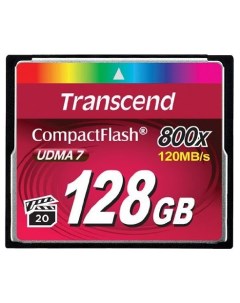 Карта памяти 128GB CompctFlash 800X TS128GCF800 Transcend