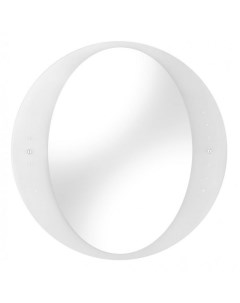 Зеркало Idea M с окантовкой белого цвета и кристаллами Dubiel vitrum