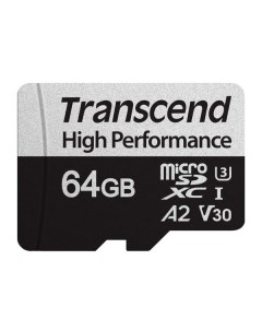 Карта памяти microSD 64GB TS64GUSD330S без адаптера Transcend