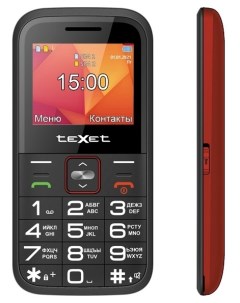 Телефон TM B418 красный Texet