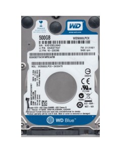 Жесткий диск Blue 500GB 2 5 SATA III WD5000LPCX Western digital