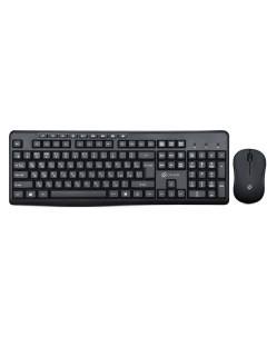 Комплект мыши и клавиатуры 225M черный черный USB 1454537 Oklick