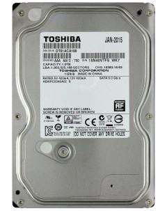 Жесткий диск 1TB DT01ACA100 Toshiba