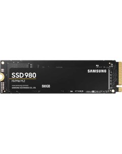 SSD накопитель 500Gb 980 M 2 2280 PCI E x4 MZ V8V500BW Samsung