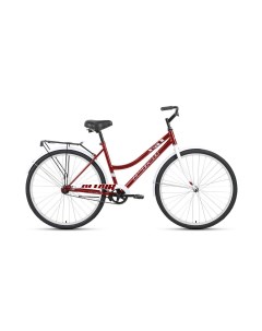 Велосипед взрослый CITY 28 LOW темно красный белый RBK22AL28022 Altair
