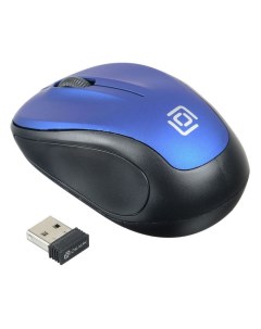 Компьютерная мышь 665MW черный синий Oklick