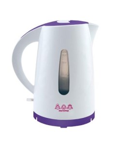 Чайник ЕК 1701M белый фиолетовый Мастерица