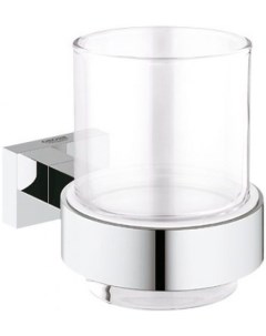 Аксессуар для ванной Essentials Cube 40508001 Держатель для стакана или мыльницы Grohe