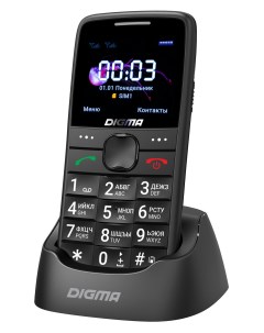 Телефон Linx S220 32Mb черный Digma