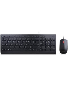 Комплект мыши и клавиатуры Essential черный 4X30M39487 Lenovo