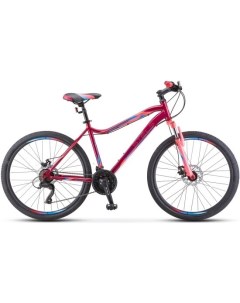 Велосипед взрослый Miss 5000 MD 26 V020 Вишнёвый розовый LU096322 LU089358 18 Stels