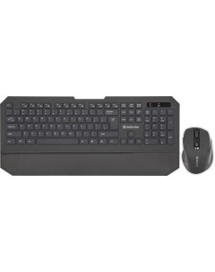 Комплект мыши и клавиатуры Berkeley C 925 черный 45925 Defender