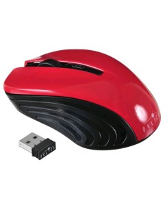 Компьютерная мышь 545MW черный красный USB Oklick