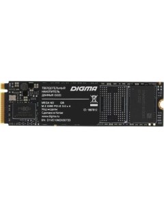 SSD накопитель Mega M2 M 2 2280 512Gb DGSM3512GM23T Digma
