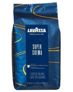 Кофе Super Crema 1кг Lavazza