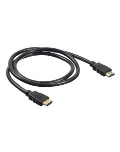 Кабель HDMI 2 0 HDMI m HDMI m v2 0 1м GOLD черный Buro