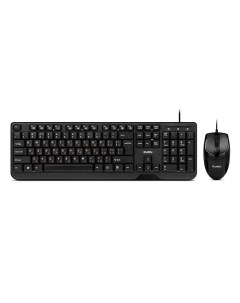 Комплект мыши и клавиатуры KB S330C черный Sven