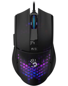Компьютерная мышь Bloody L65 Max черный фиолетовый A4tech