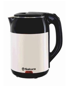 Чайник SA 2168BW черный белый Sakura