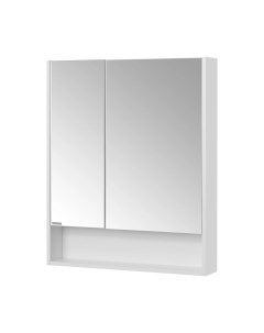 Шкаф с зеркалом Сканди 90 Белый 1A252302SD010 Акватон