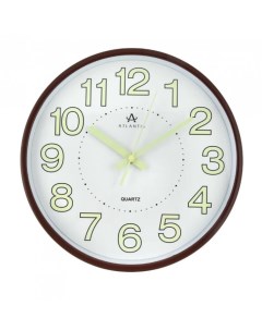Часы настенные 612A10 коричневые Atlantis