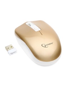 Компьютерная мышь MUSW 400 G бело золотой Gembird