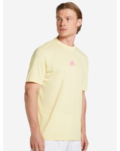 Футболка мужская Padel Graphic Желтый Adidas