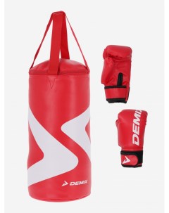 Набор боксерский детский Gift Box мешок 5 кг и перчатки 4 oz Красный Demix
