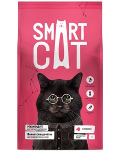 Корм для взрослых кошек с ягнёнком 1 4 кг Smart cat