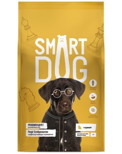 Корм для взрослых собак крупных пород с курицей 12 кг Smart dog