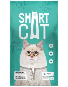 Корм для стерилизованных кошек с курицей 1 4 кг Smart cat