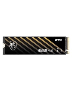 Внутренний SSD накопитель MSI SPATIUM M460 PCIe 4 0 NVMe M 2 1TB SPATIUM M460 PCIe 4 0 NVMe M 2 1TB Msi