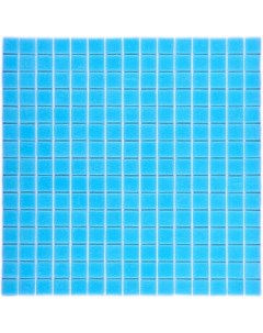Мозаика Стеклянная Simple Blue на бумаге 32 7x32 7 см Bonaparte