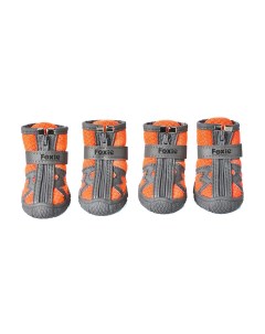 Ботинки для собак Electro S 4х3 3см оранжевые Foxie