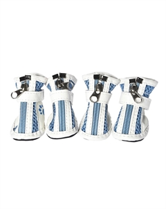 Ботинки для собак Paws M 5,6х4см голубые Foxie