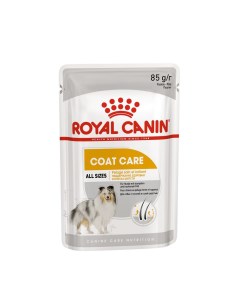 Coat Care влажный корм для собак для поддержания здоровья и блеска шерсти 85г Royal canin