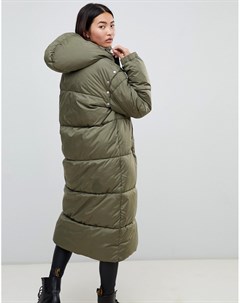 Удлиненное дутое пальто со съемными рукавами Cheap monday