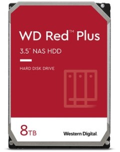 SSD накопитель SATA 8TB RED PLUS WD80EFZZ Western digital